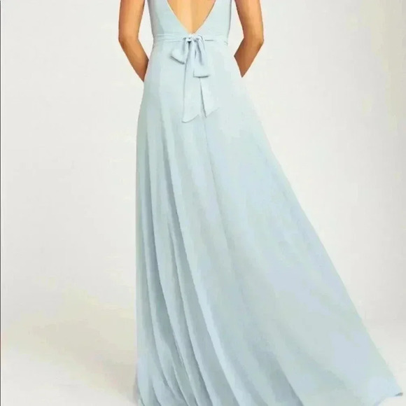 Show Me Your MuMu Jen Maxi Gown in Steel Blue - L - Picture 2 of 3